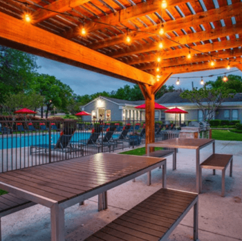 Poolside, Valley Oaks Apartments, Hurst, TX